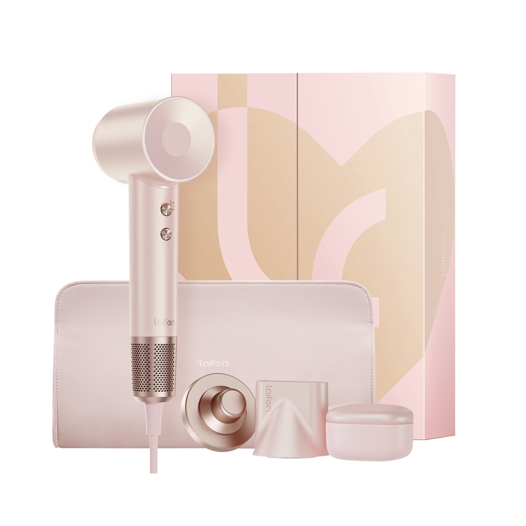 Coffret Laifen Premium – Sèche-Cheveux Haute Vitesse Édition Amour