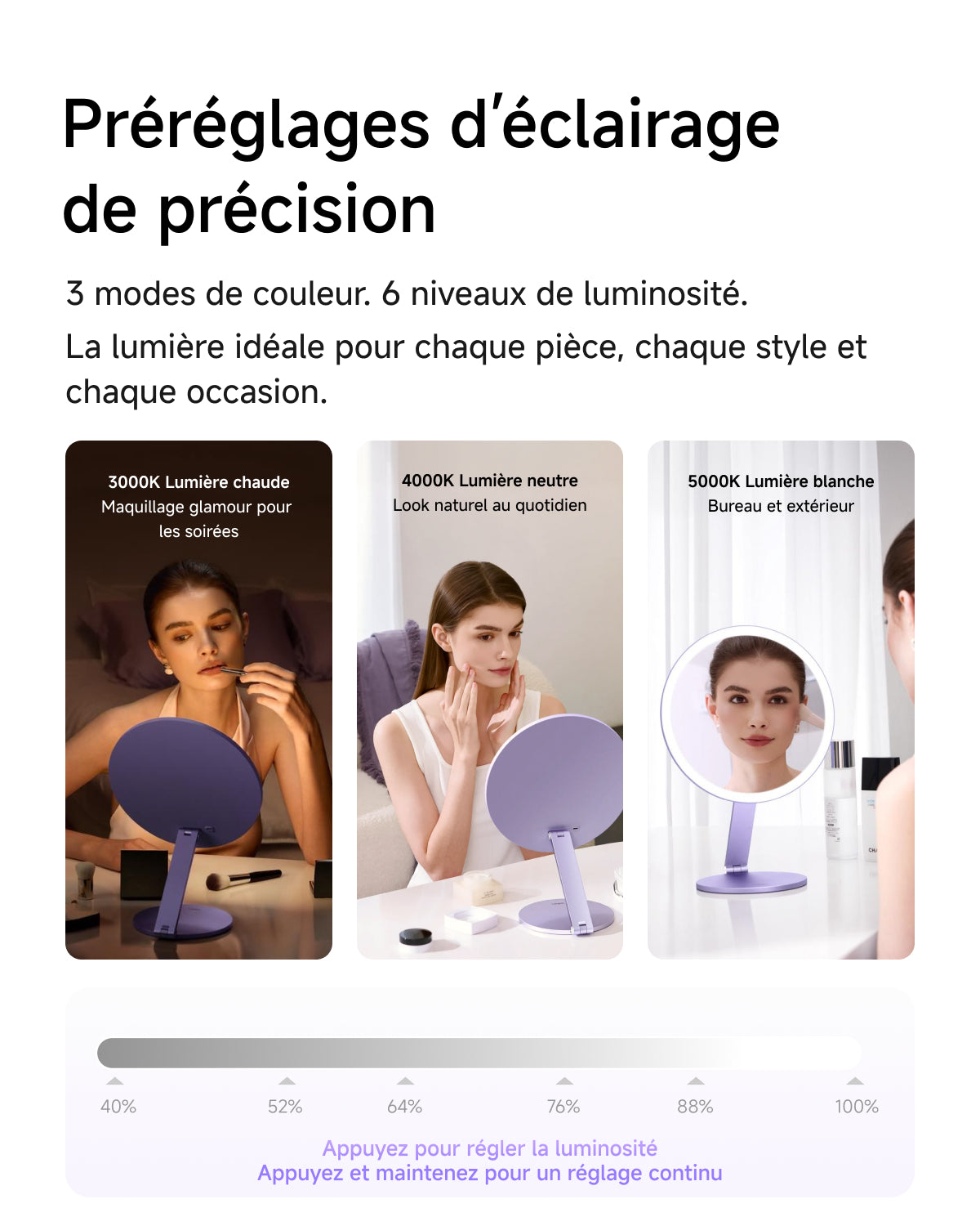 Laifen Glowy Miroir de maquillage