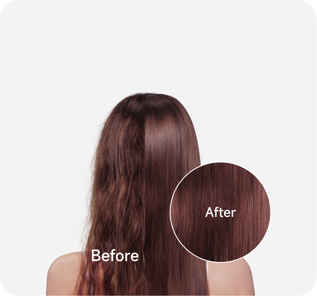 Anti-frizz. Brillance instantanée