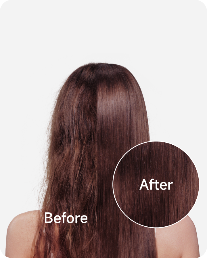 Anti-frizz. Brillance instantanée